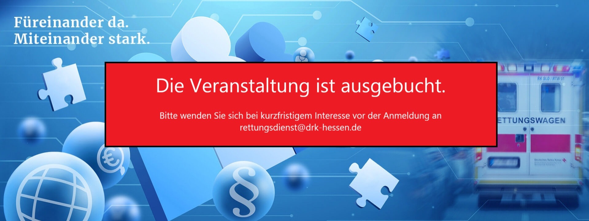 22. DRK-Rettungsdienstsymposium cover image